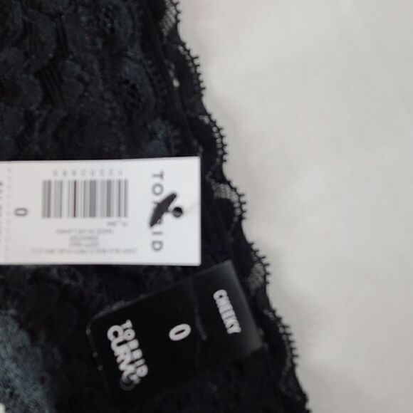 0X Torrid Cheeky Panty Wildflower Black Lace Plus - Picture 3 of 6